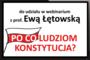 Webinarium z prof. Ewą Łętowską