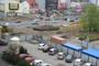 Widok placu budowy z okien Urzędu Wojewódzkiego, fot, Adam Cyło