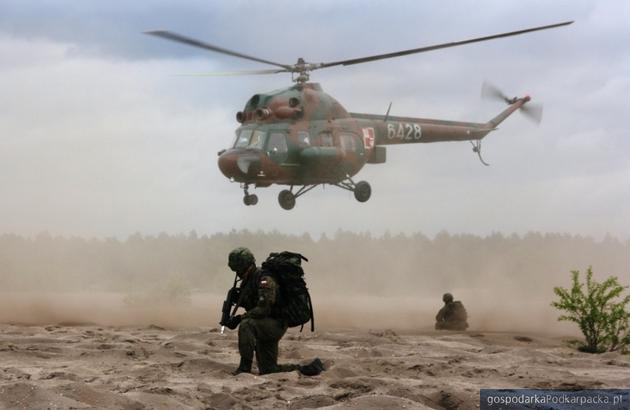 Śmigłowiec Mi2 RO podczas ćwiczeń. Fot. Ministerstwo Obrony Narodowej 