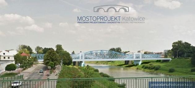 Pierwsza koncepcja - widok z drugiego mostu. Fot. Mostoprojekt Katowice