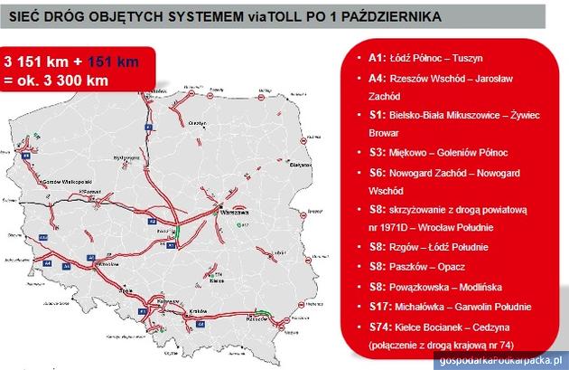 Autostrada A4 Rzeszów-Jarosław w systemie viaTOLL 