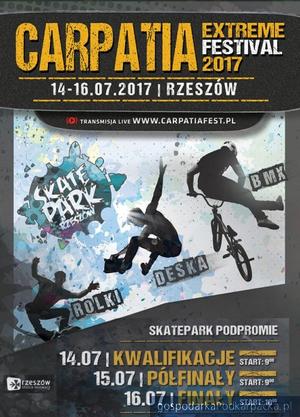 Carpatia Extreme Festival na skateparku w Rzeszowie