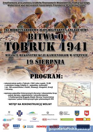 Rekonstrukcja walk o Tobruk w Stępinie