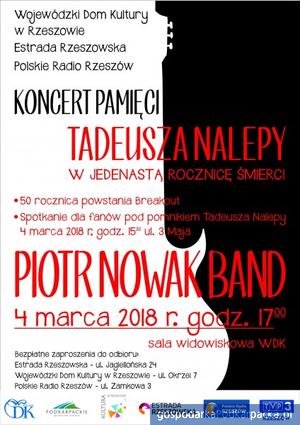 11 rocznica śmierci Tadeusza Nalepy - koncert 