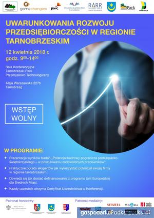 „Uwarunkowania rozwoju przedsiębiorczości w regionie tarnobrzeskim”- konferencja