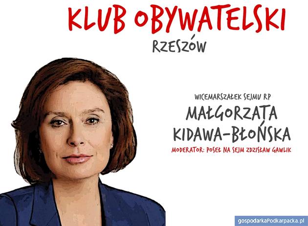 Małgorzata Kidawa-Błońska będzie na Podkarpaciu