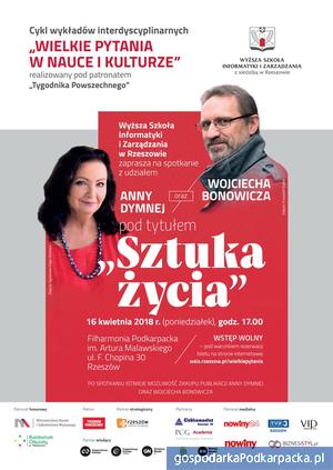 Spotkanie z Anną Dymną i Wojciechem Bonowiczem w Filharmonii Podkarpackiej