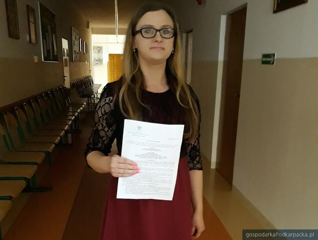 Paulina Dobrowolska, studentka tarnobrzeskiego Wydziału Zamiejscowego Społecznej Akademii Nauk w Tarnobrzegu