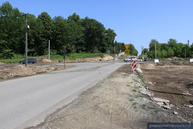 Trwa budowa zjazdu z autostrady A4 do Jarosławia 