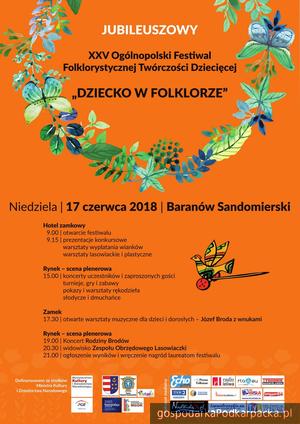 XXV Ogólnopolski Festiwal „Dziecko w Folklorze” już 17 czerwca