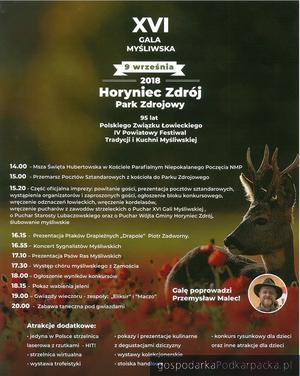 XVI Gala Myśliwska w Horyńcu Zdroju - 9 września