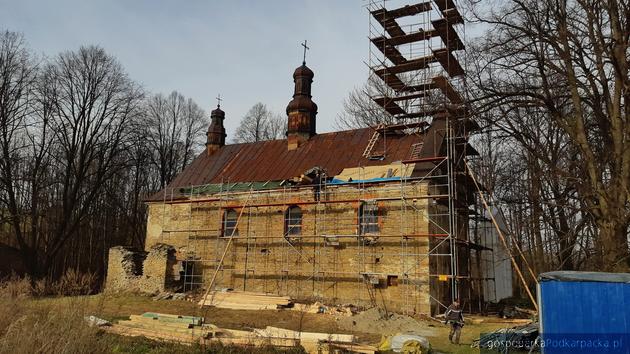 Królik Wołoski: remont cerkiew fot. Marcin Włóczykij Facebook