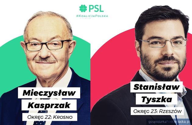 Tyszka i Kasprzak – podkarpackie jedynki  PSL – Koalicji Polskiej