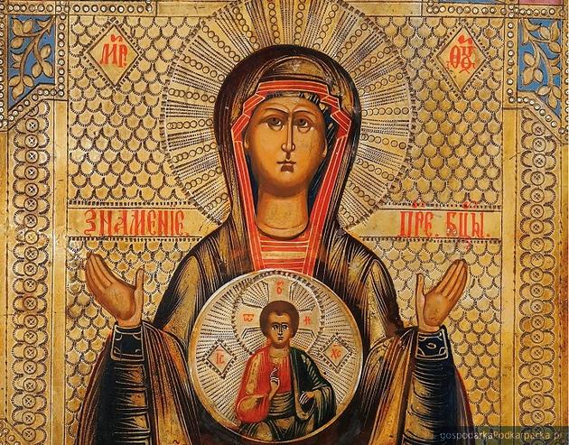 Ikona Matki Bożej Znamenije, Rosja, II połowa XIX w.
