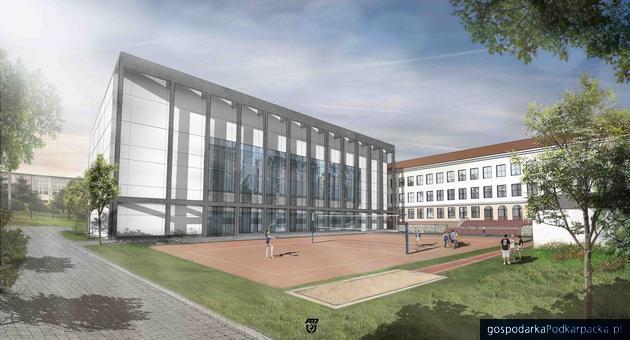 Krakowska firma Texom zbuduje halę sportową Zespołu Szkół nr 1 przy ul. Towarnickiego