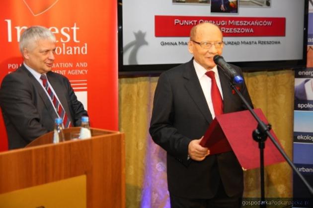 Robert Gwiazdowski, szef CAS i prezydent Rzeszowa Tadeusz Ferenc. Fot. konkursinnowator.pl
