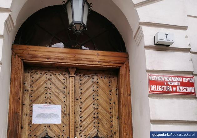 Podkarpacki konserwator zabytków postanowił zmodernizować swoją delegaturę w Rzeszowie