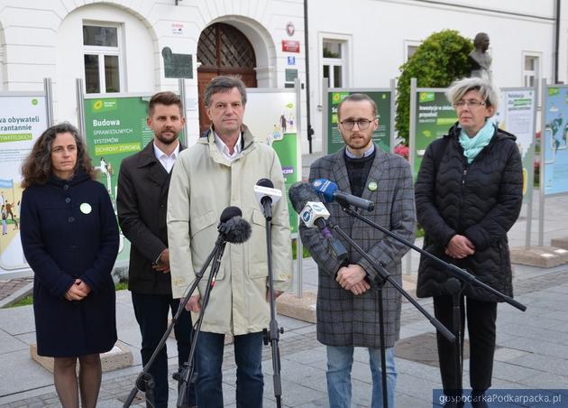 Partia Zielonych prezentowała Zielony Ład w Rzeszowie
