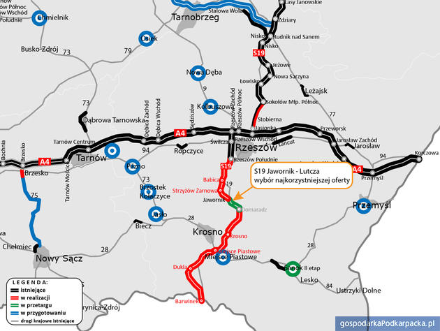Kolin İnsaat zbuduje odcinek S19 między Jawornikiem a Lutczą