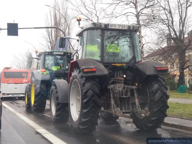 Manifestacja rolników w Rzeszowie 9 lutego 2024