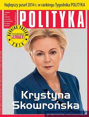 Krystyna Skowrońska wśród najlepszych posłów